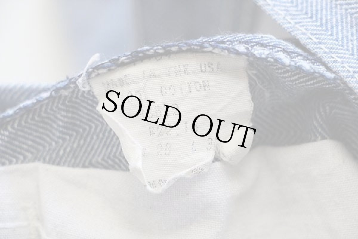 画像6: 80s USA製 KEY HBT ヘリンボーンツイル ペインターパンツ w28 (6)