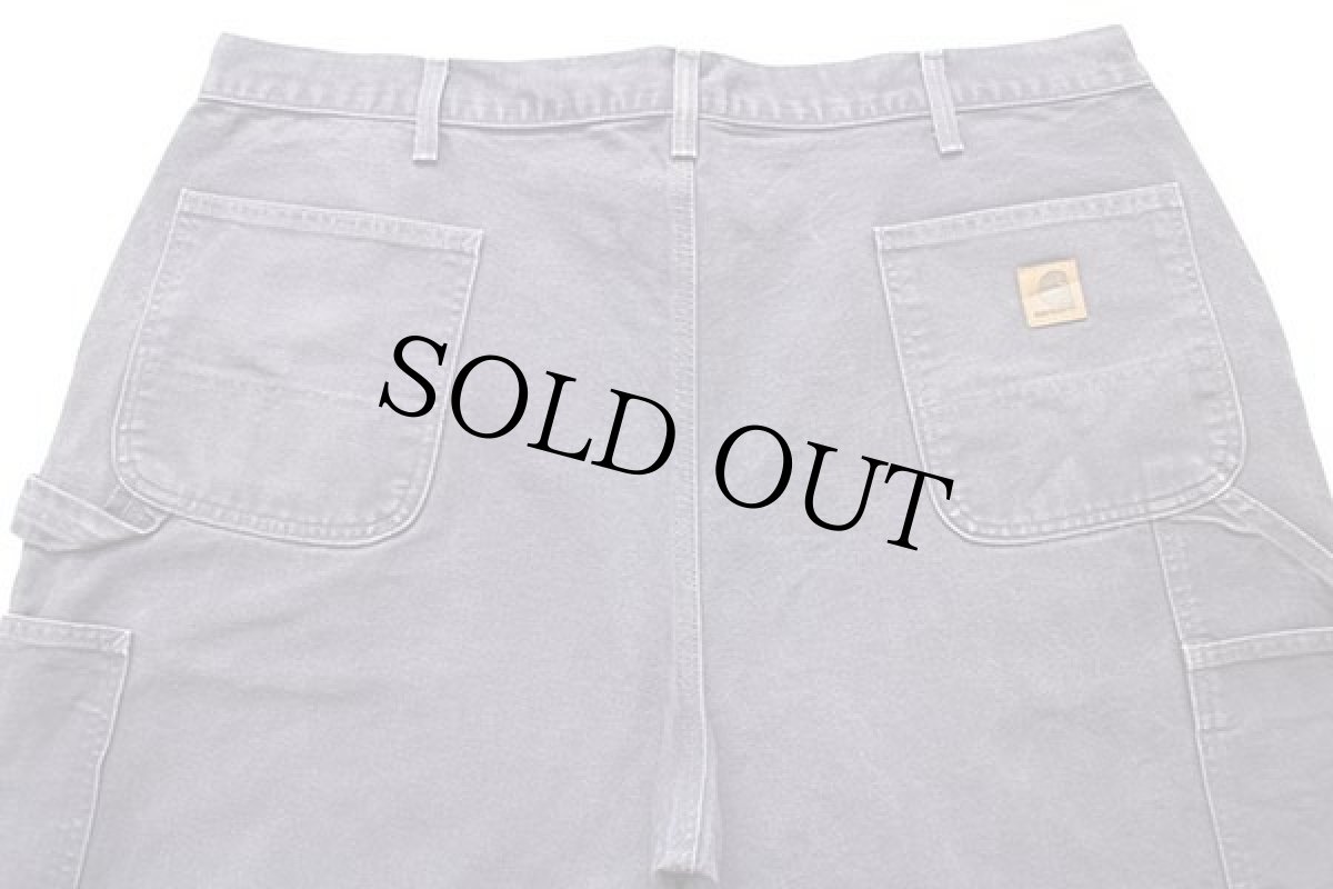 画像5: メキシコ製 carharttカーハート ダック地 ペインターパンツ ペトロールブルー w42 L32 (5)