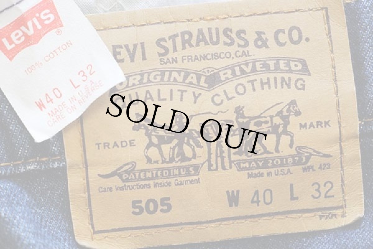 画像6: 90s USA製 Levi'sリーバイス 505 デニムパンツ w40 L32★117 (6)