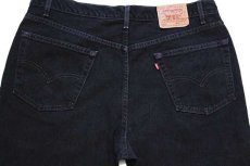 画像5: 00s USA製 Levi'sリーバイス 550 ブラック デニムパンツ w42 L32★161 (5)