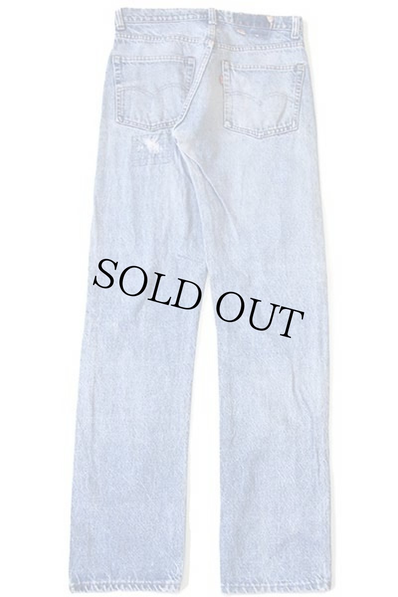 画像3: 80s USA製 Levi'sリーバイス 505 66後期 デニムパンツ ペンキ飛び w31 (3)