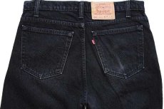 画像5: 90s カナダ製 Levi'sリーバイス 512 ブラック デニムパンツ ペンキ飛び w34 (5)