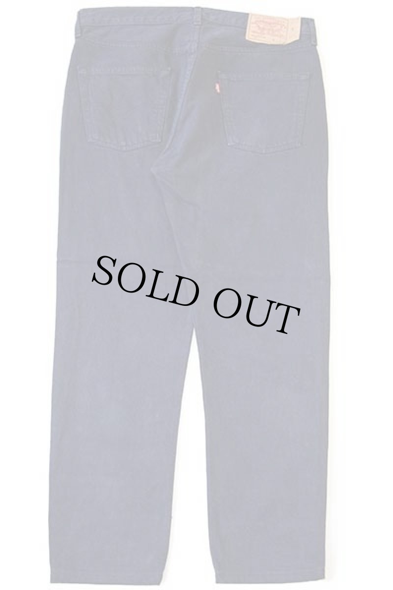 画像3: 90s フランス製 Levi'sリーバイス 501 カラーデニムパンツ カスタム 後染め 紺 w36★ユーロ (3)