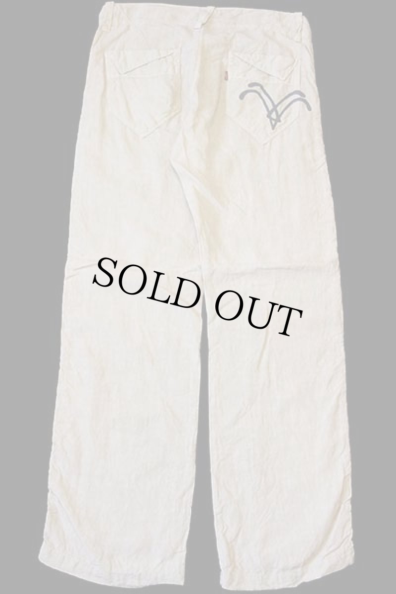 画像3: 00s Levi'sリーバイス リネンパンツ ベージュ w31★ユーロ (3)