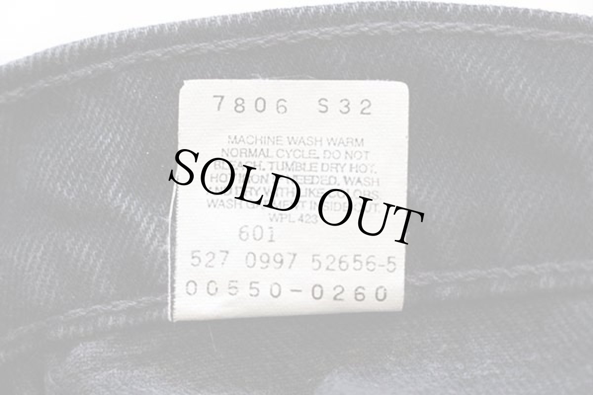 画像7: 90s USA製 Levi'sリーバイス 550 ブラック デニムパンツ w40 (7)