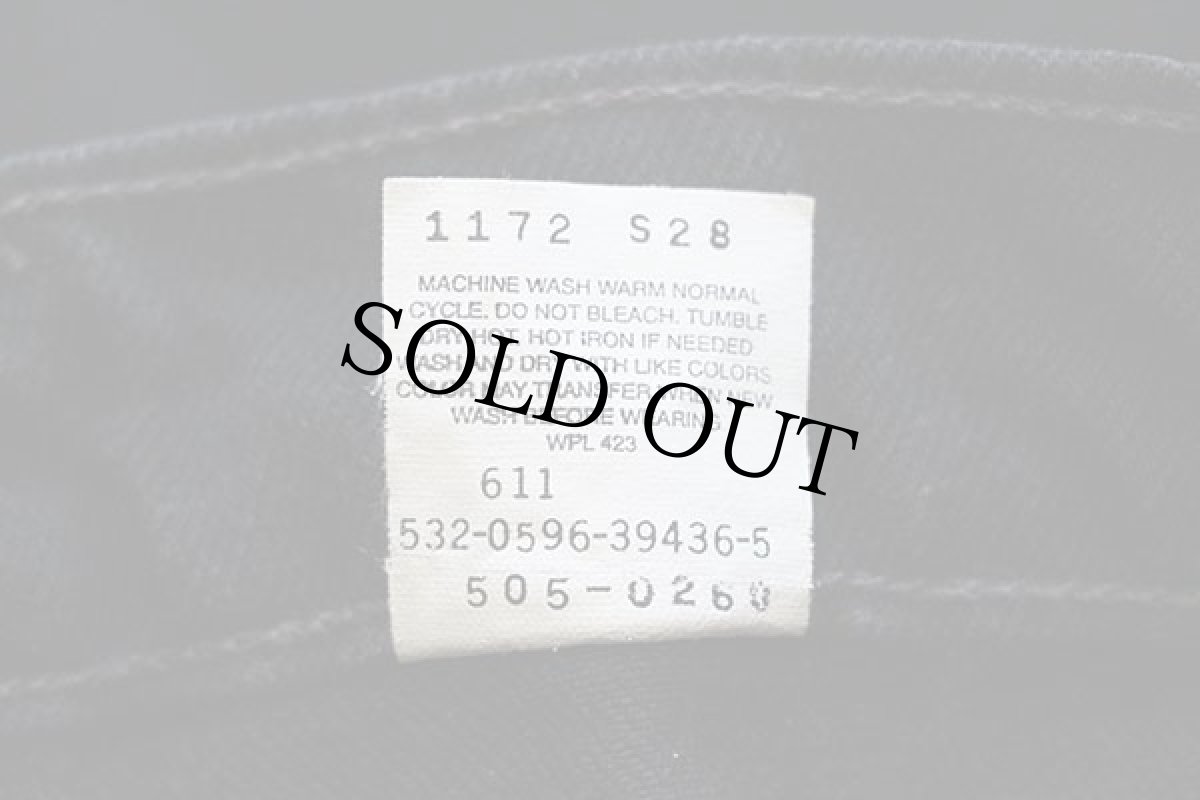 画像7: 90s USA製 Levi'sリーバイス 505 ブラック デニムパンツ w42 L30★60 (7)