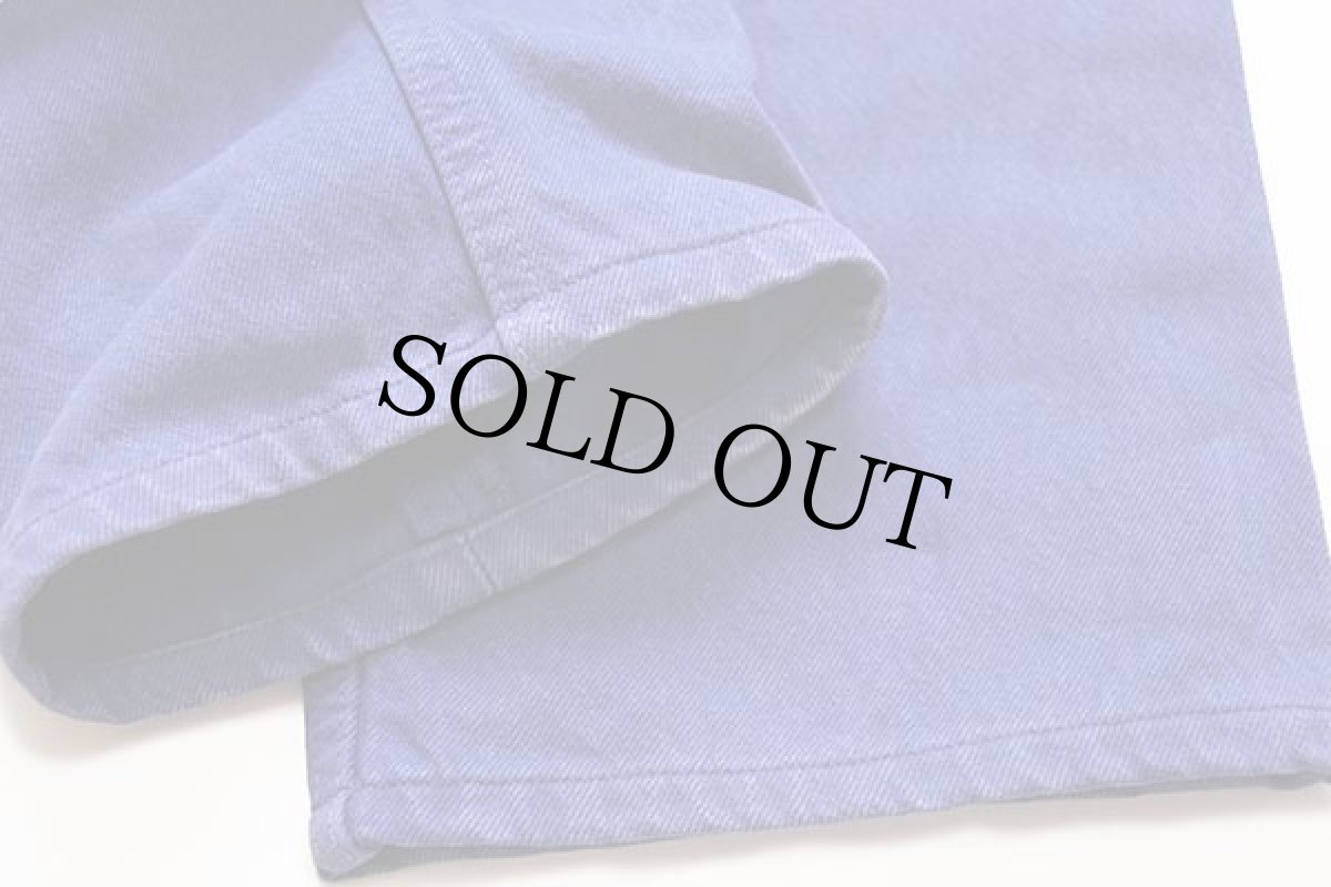 画像8: 90s USA製 Levi'sリーバイス 501 後染め カラーデニムパンツ 青紫 w34 (8)