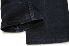 画像8: 90s カナダ製 Levi'sリーバイス 512 ブラック デニムパンツ ペンキ飛び w34 (8)