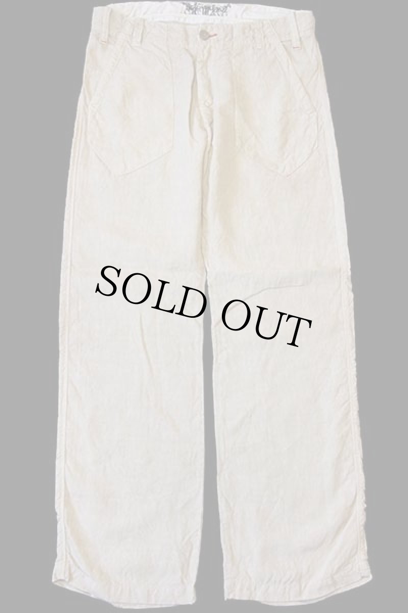 画像2: 00s Levi'sリーバイス リネンパンツ ベージュ w31★ユーロ (2)