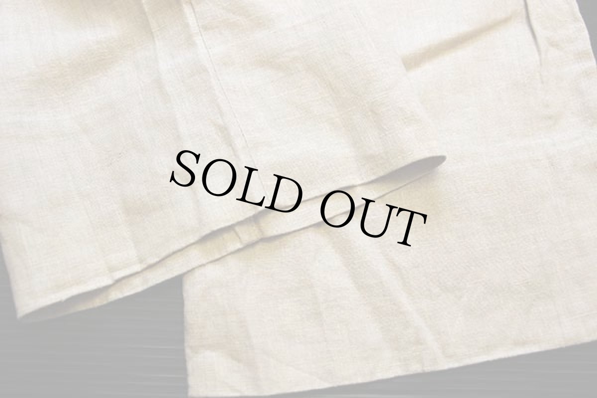 画像7: 90s イタリア製 GAPギャップ ベイカータイプ リネン イージーパンツ ブラウンベージュ XL (7)