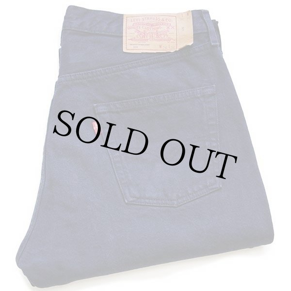 00s Levi's 501 デニムパンツ W33 L32 濃紺 リーバイス 90s USA製 Levi'sリーバイス 501 カラーデニムパンツ 後染め