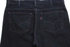 画像5: 90s USA製 Levi'sリーバイス 505 ブラック デニムパンツ w42 L30★60 (5)