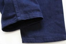 画像8: 90s フランス製 Levi'sリーバイス 501 カラーデニムパンツ カスタム 後染め 紺 w36★ユーロ (8)