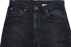 画像4: 90s カナダ製 Levi'sリーバイス 512 ブラック デニムパンツ ペンキ飛び w34 (4)