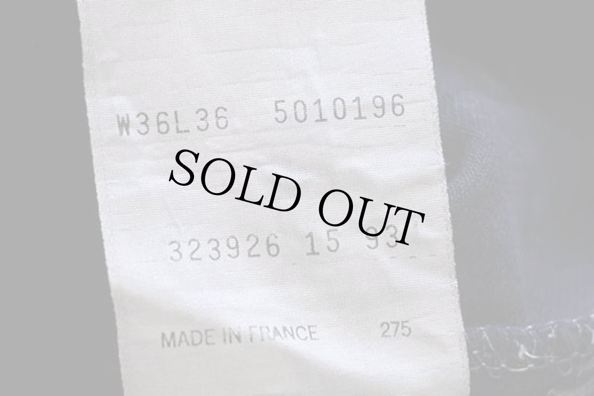 画像7: 90s フランス製 Levi'sリーバイス 501 カラーデニムパンツ カスタム 後染め 紺 w36★ユーロ (7)