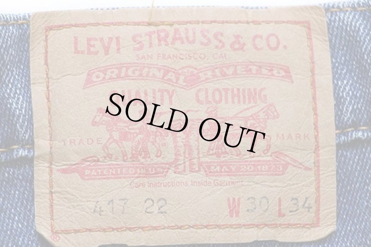 画像6: 00s ポーランド製 Levi'sリーバイス 417 STA-PRESTスタプレ ストレッチ デニムパンツ w30★ユーロ ブーツカット (6)