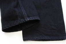 画像8: 90s USA製 Levi'sリーバイス 505 ブラック デニムパンツ w42 L30★60 (8)