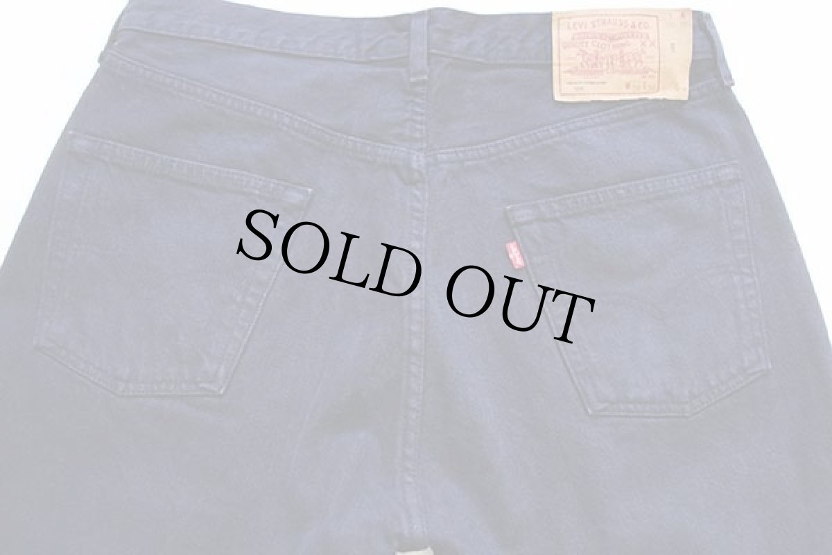 画像5: 90s フランス製 Levi'sリーバイス 501 カラーデニムパンツ カスタム 後染め 紺 w36★ユーロ (5)