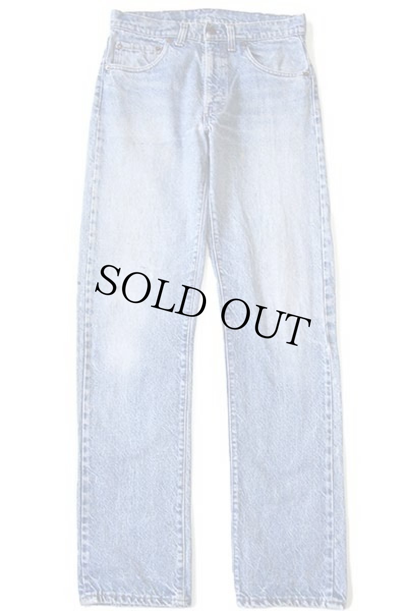 画像2: 80s USA製 Levi'sリーバイス 505 66後期 デニムパンツ ペンキ飛び w31 (2)