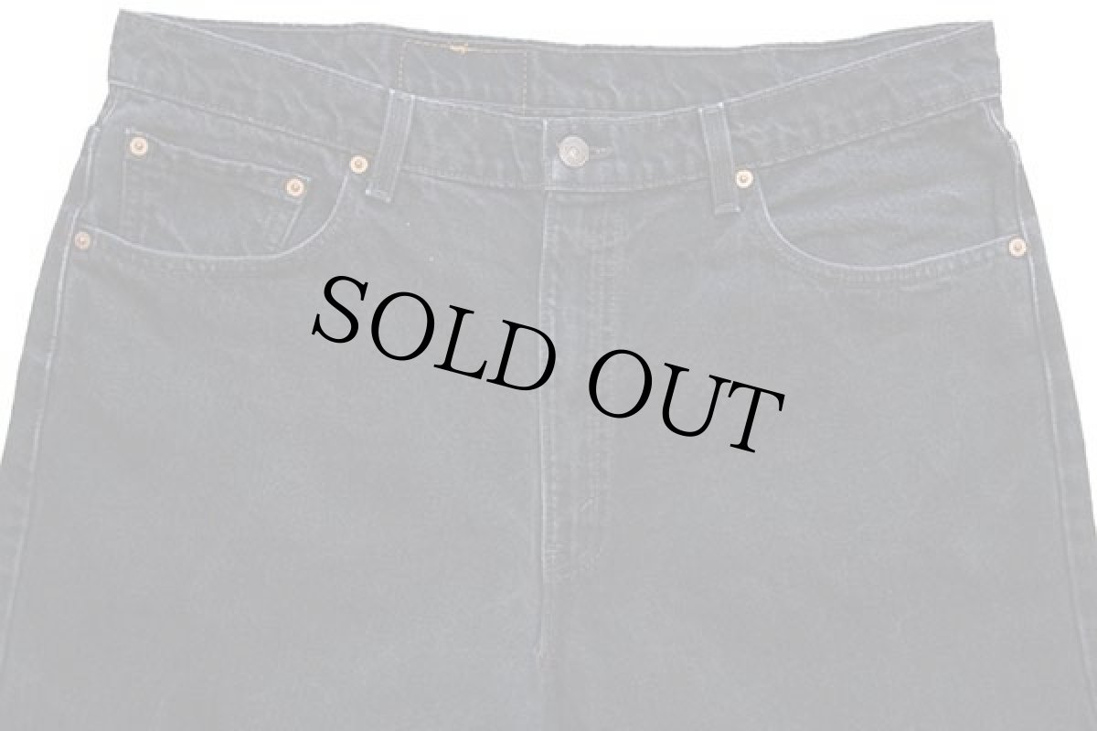 画像4: 90s USA製 Levi'sリーバイス 550 ブラック デニムパンツ w40 (4)