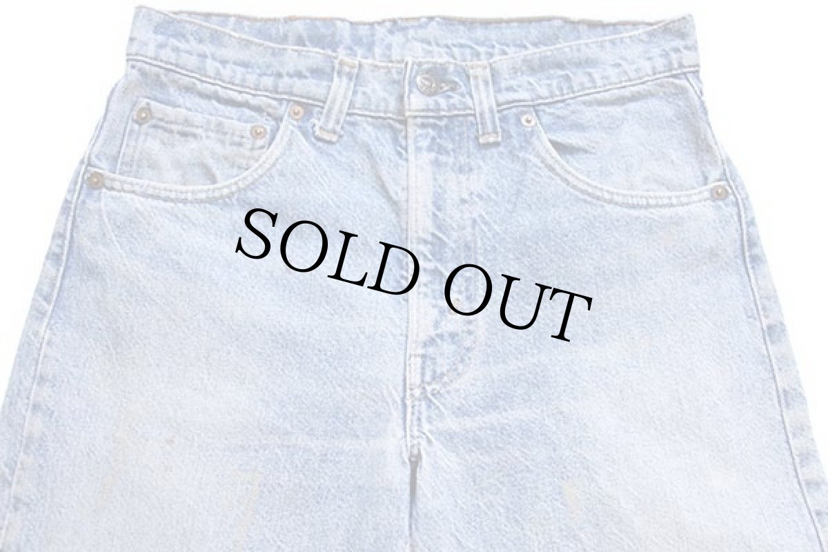 画像4: 80s USA製 Levi'sリーバイス 505 66後期 デニムパンツ ペンキ飛び w31 (4)