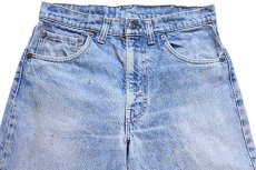 画像4: 80s USA製 Levi'sリーバイス 505 66後期 デニムパンツ ペンキ飛び w31 (4)