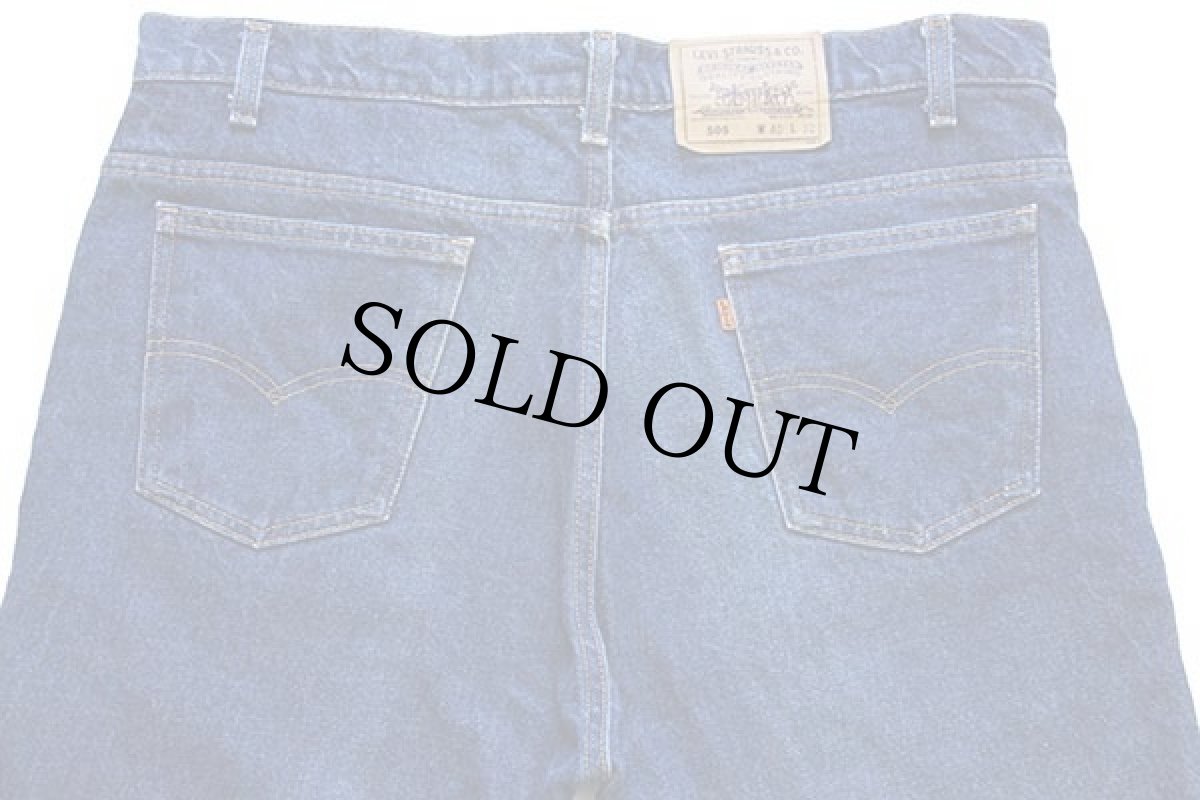 画像5: 90s USA製 Levi'sリーバイス 505 デニムパンツ w40 L32★117 (5)