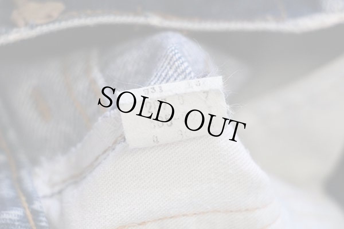 画像6: 80s USA製 Levi'sリーバイス 505 66後期 デニムパンツ ペンキ飛び w31 (6)