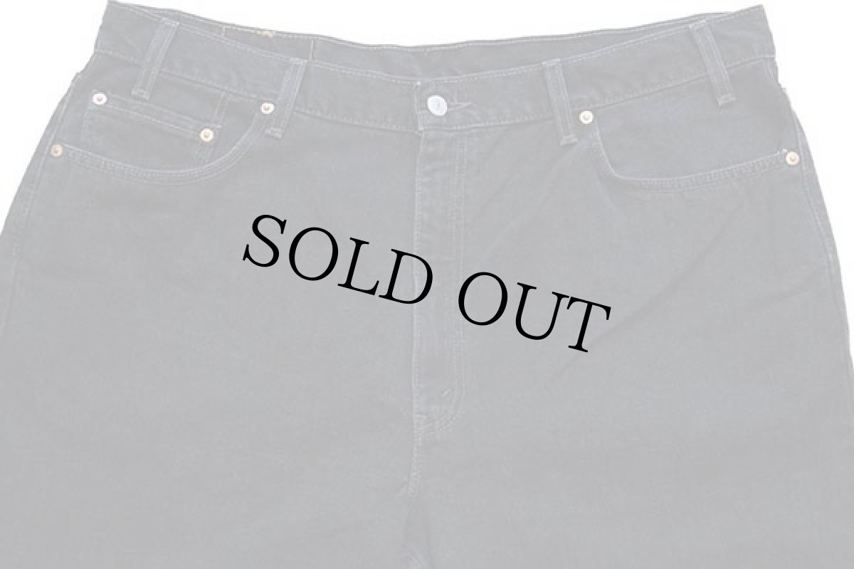 画像4: 00s USA製 Levi'sリーバイス 550 ブラック デニムパンツ w42 L32 (4)