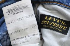 画像7: 00s ポーランド製 Levi'sリーバイス 417 STA-PRESTスタプレ ストレッチ デニムパンツ w30★ユーロ ブーツカット (7)