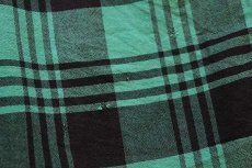 画像6: 90s USA製 GAPギャップ チェック ボタンダウン オックスフォード コットンシャツ 緑×黒 L (6)