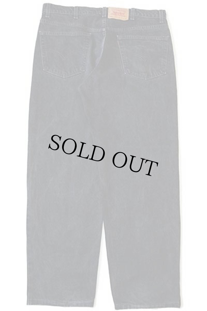 画像3: 90s USA製 Levi'sリーバイス 550 ブラック デニムパンツ w40 (3)