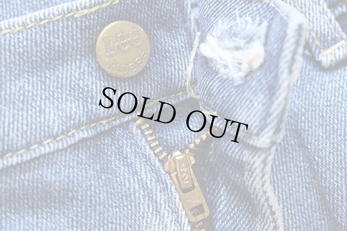 画像7: 80s USA製 Leeリー 204 ストレッチ フレア デニムパンツ ペンキ飛び w34 L34★ブーツカット (7)