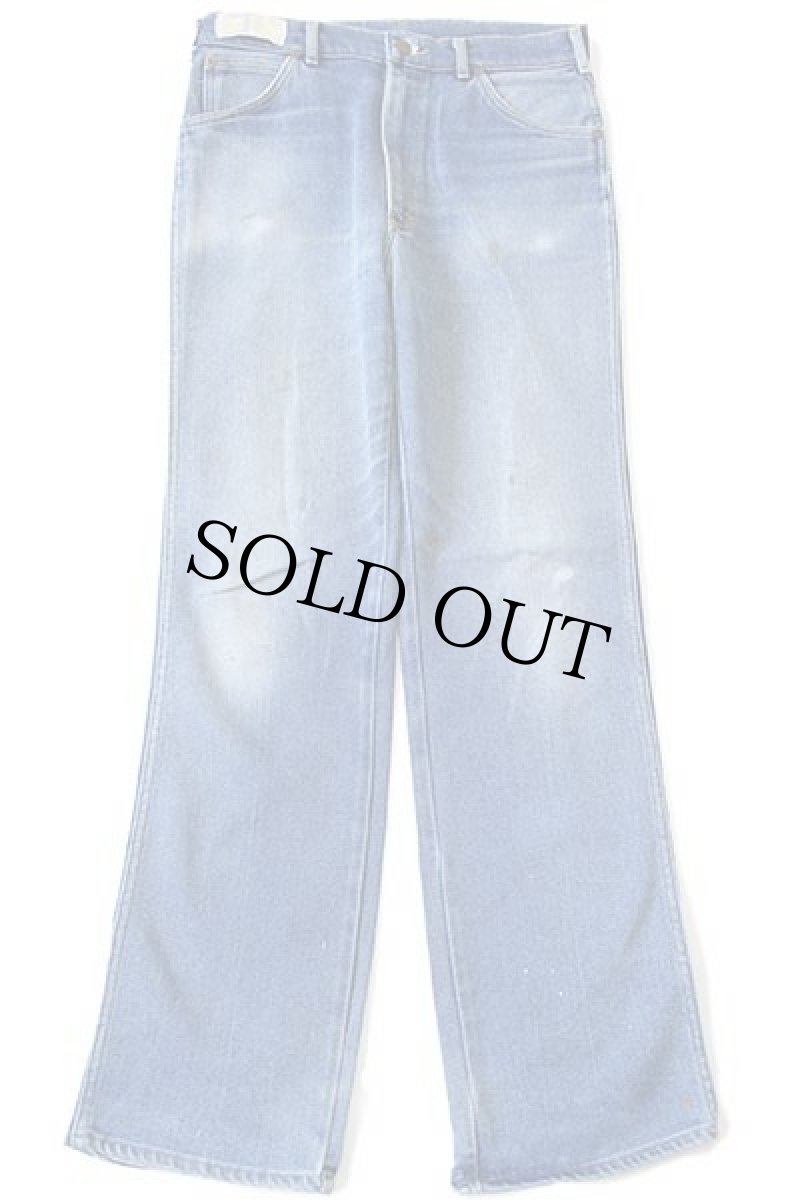 画像2: 80s USA製 Leeリー 204 ストレッチ フレア デニムパンツ ペンキ飛び w34 L34★ブーツカット (2)