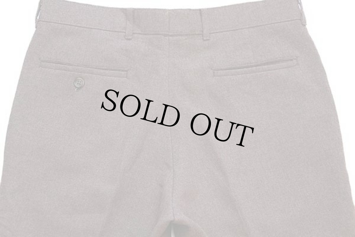 画像5: 80s Levi'sリーバイス ACTION SLACKS STA-PRESTスタプレ フレア スラックス ポリエステルパンツ ココア w34 (5)