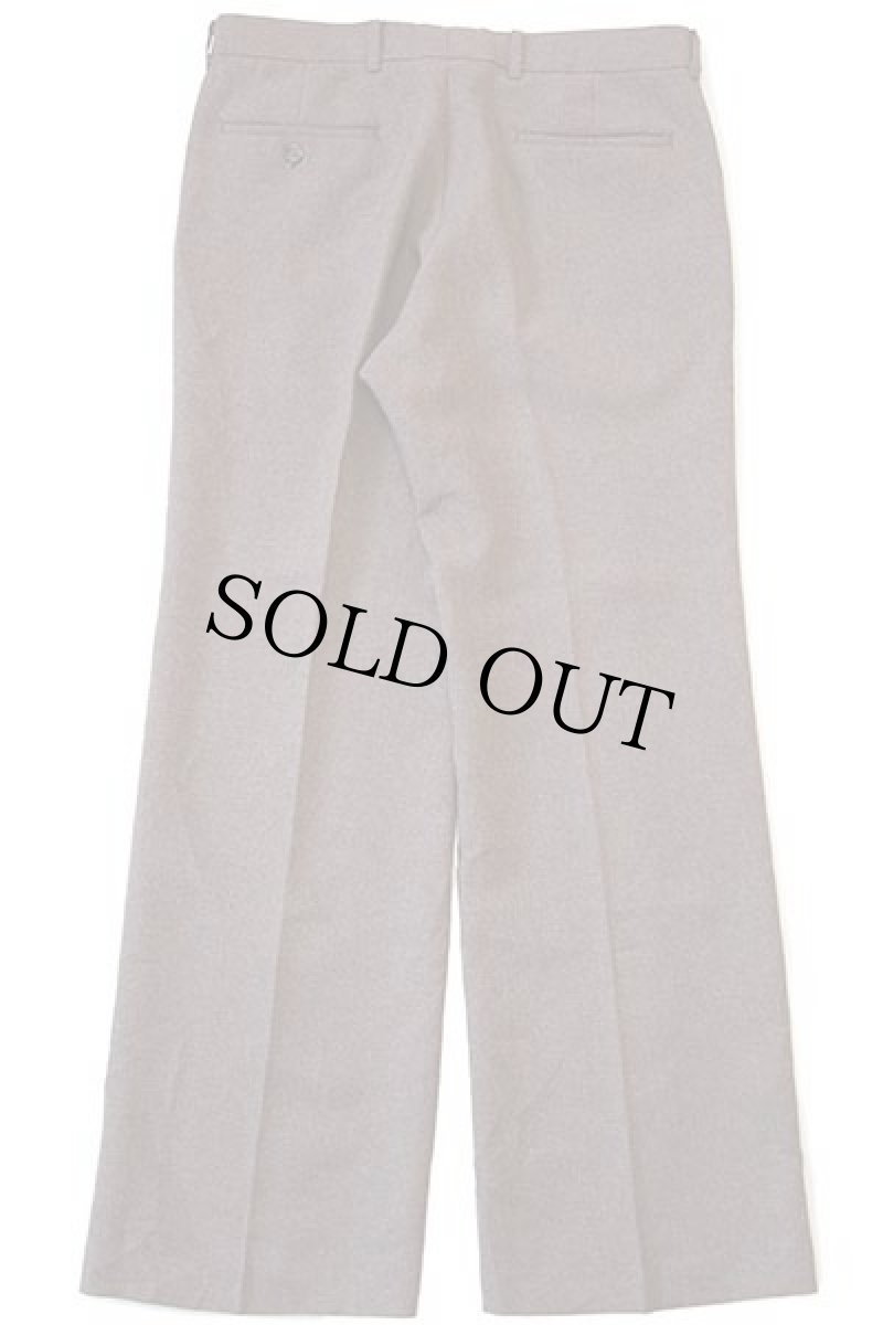 画像3: 80s Levi'sリーバイス ACTION SLACKS STA-PRESTスタプレ フレア スラックス ポリエステルパンツ ココア w34 (3)