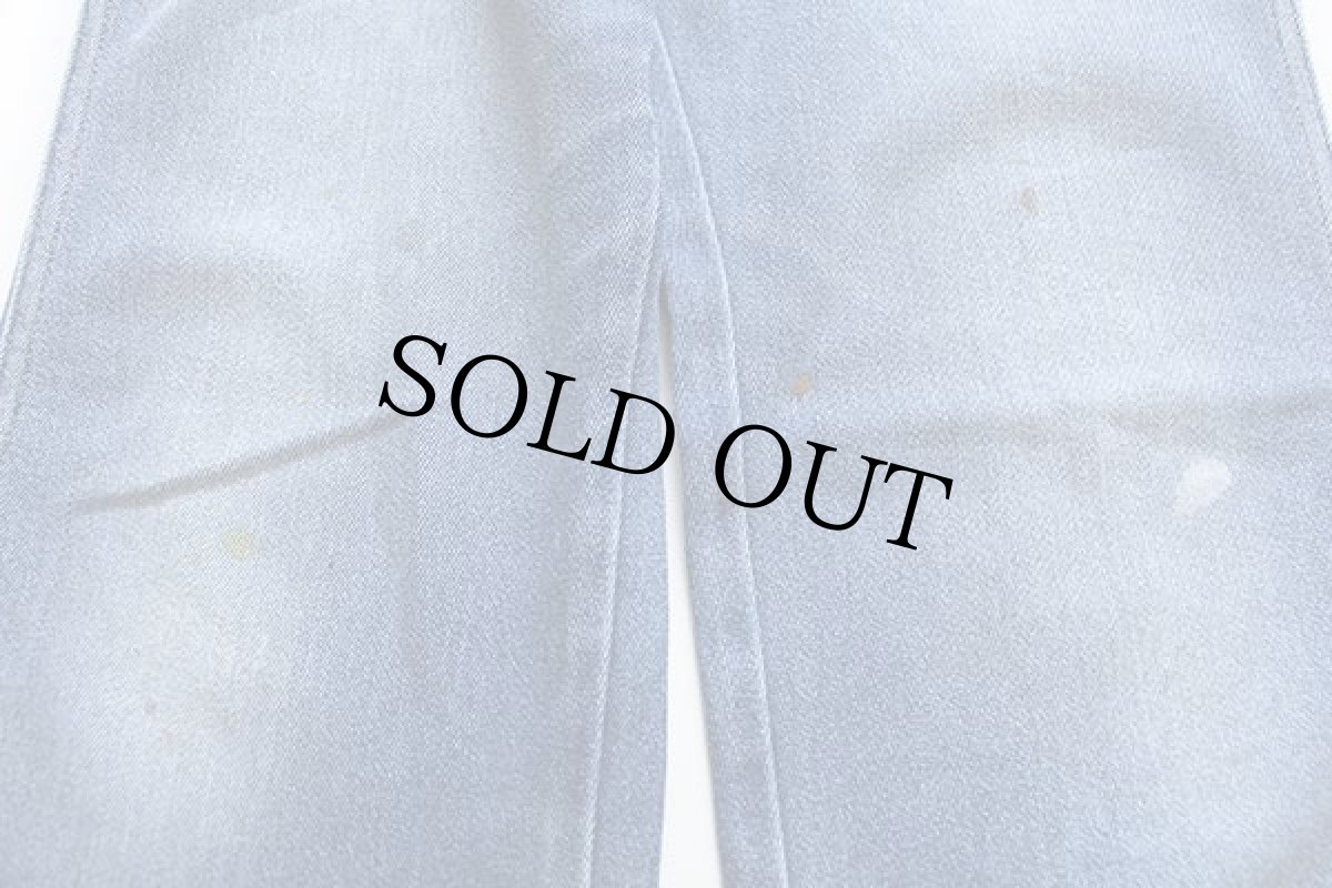 画像8: 80s USA製 Leeリー 204 ストレッチ フレア デニムパンツ ペンキ飛び w34 L34★ブーツカット (8)