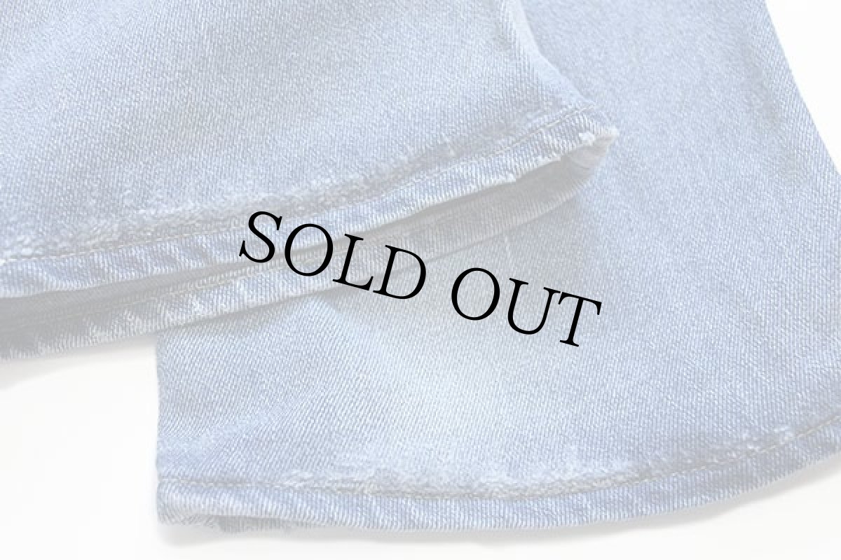 画像9: 80s USA製 Leeリー 204 ストレッチ フレア デニムパンツ ペンキ飛び w34 L34★ブーツカット (9)