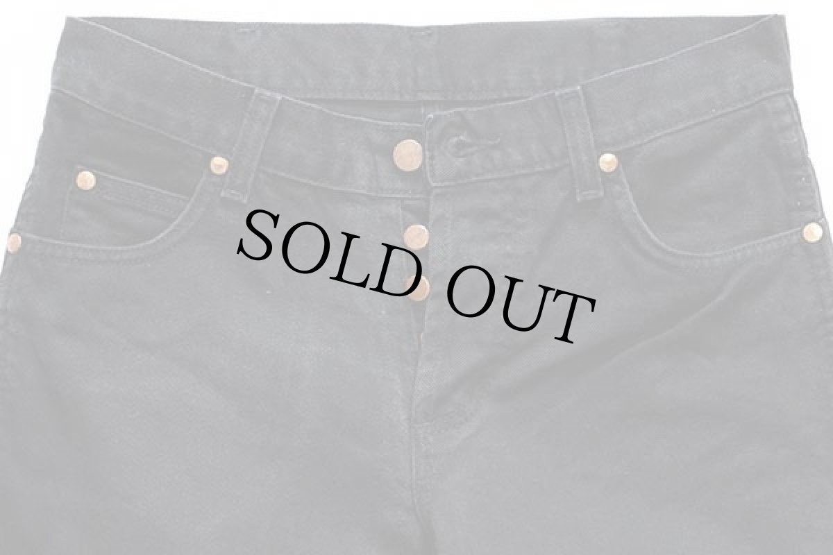 画像4: Wranglerラングラー EVOLUTION フレア ブラック デニムパンツ w30★ユーロ ブーツカット (4)