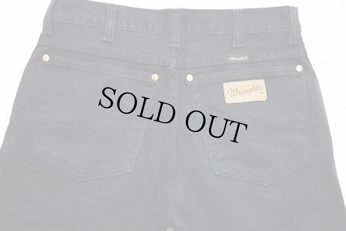 画像5: Wranglerラングラー EVOLUTION フレア ブラック デニムパンツ w30★ユーロ ブーツカット (5)