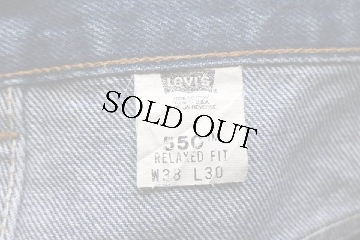 画像6: 00s USA製 Levi'sリーバイス 550 デニムパンツ w38 L30★SDP1928 (6)