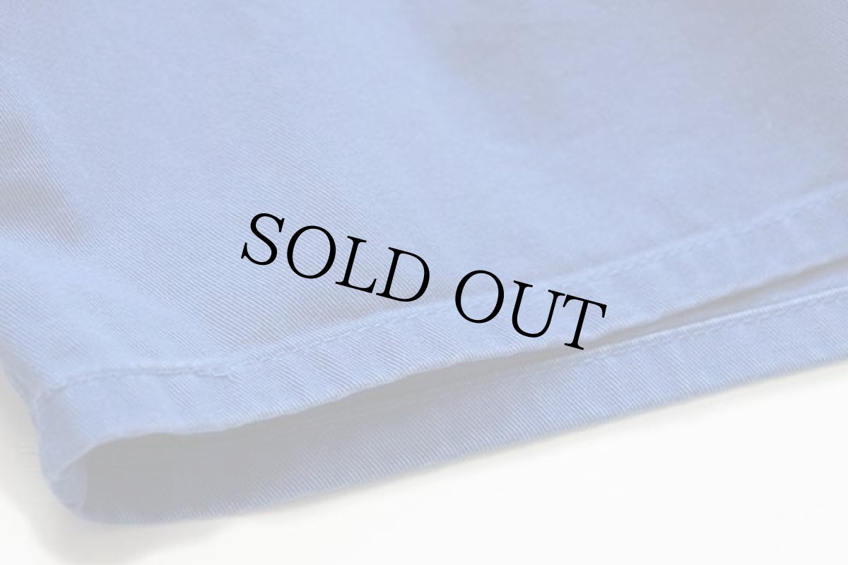 画像6: 90s USA製 ポロ ラルフローレン ツータック コットン チノ ショートパンツ 青 34★05 ショーツ (6)