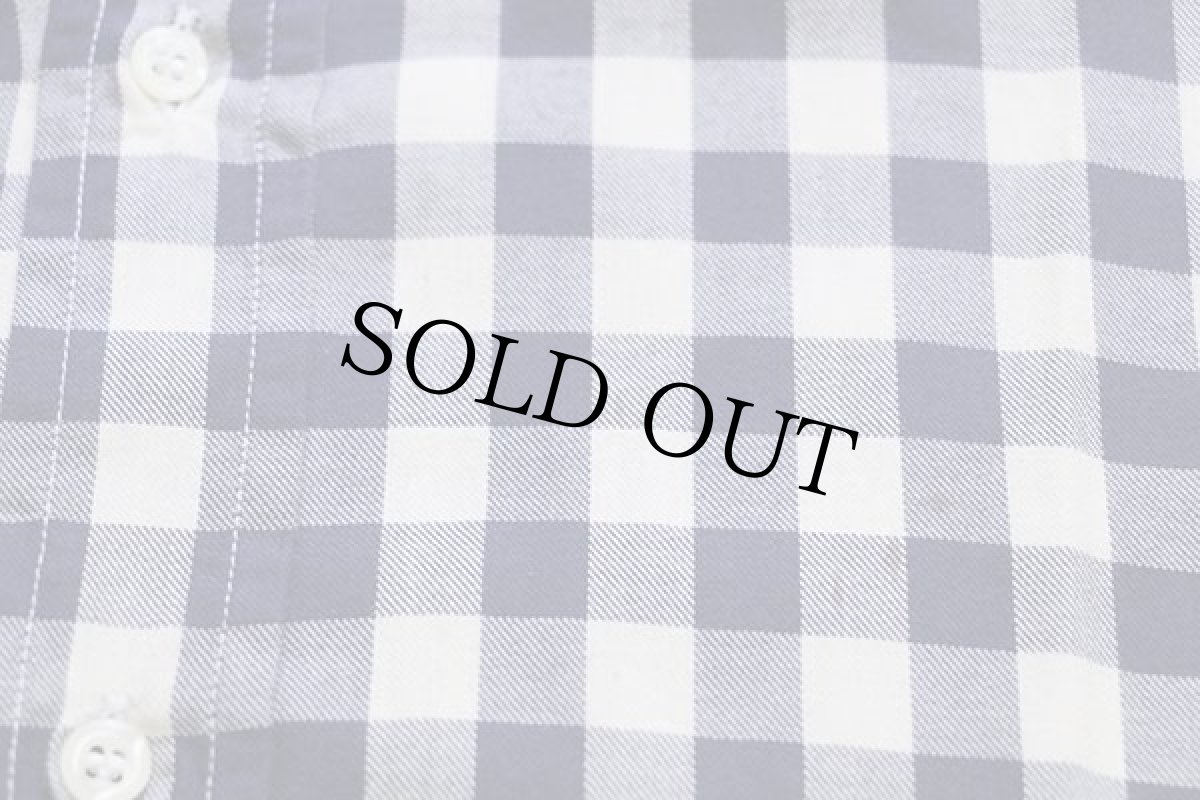 画像5: 90s イタリア製 Blu&King Tom&Jerry トムとジェリー 刺繍 ギンガムチェック ボタンダウン コットンシャツ 青×白 (5)