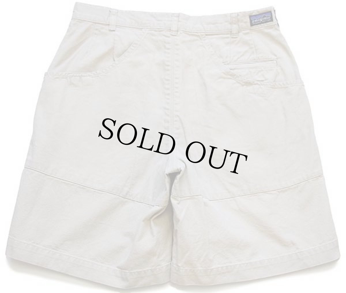 画像2: 00s patagoniaパタゴニア オーガニックコットン スタンドアップ ショーツ ベージュ 32★B ショートパンツ (2)