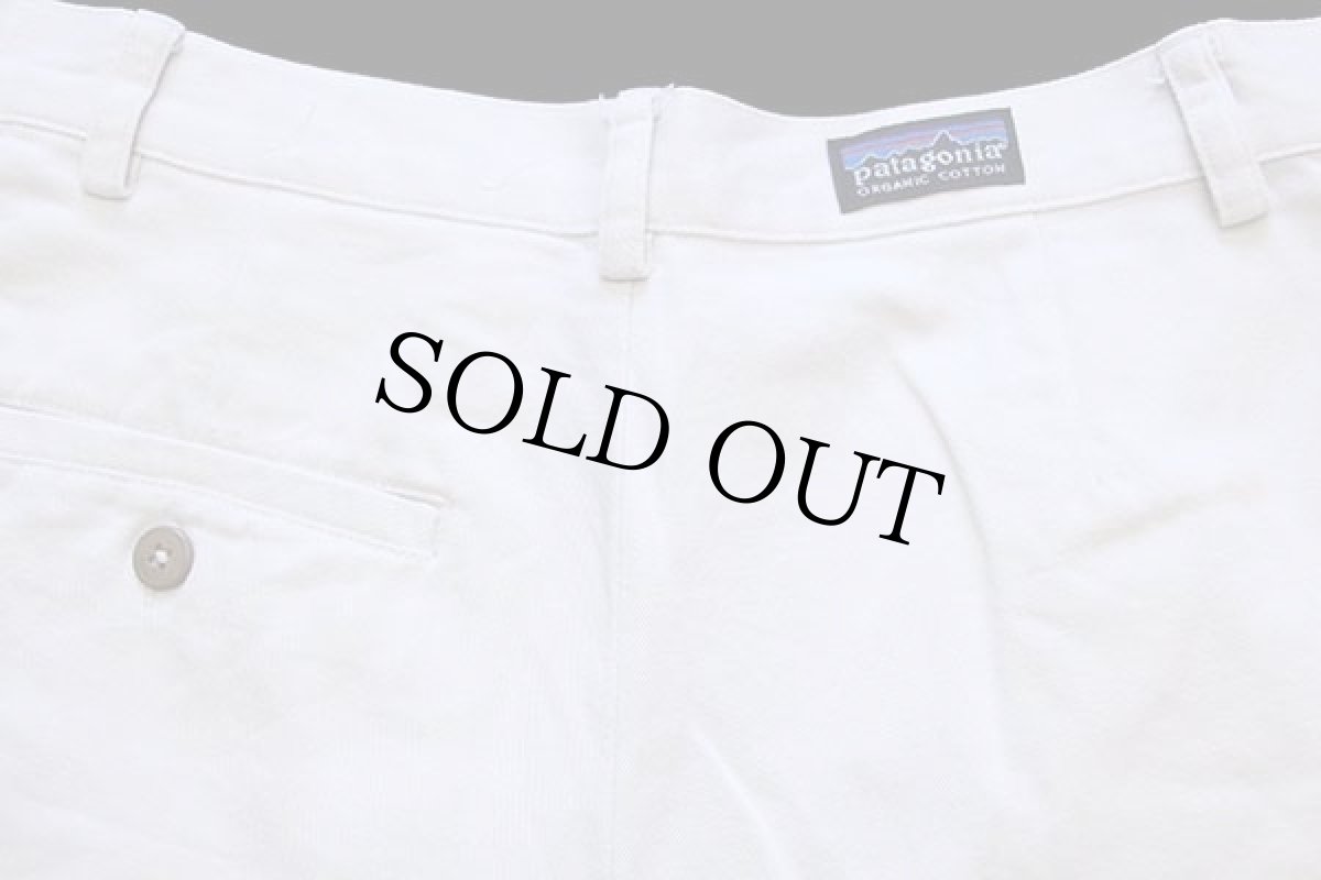 画像4: 00s patagoniaパタゴニア オーガニックコットン ショートパンツ アイボリー 6★ショーツ (4)