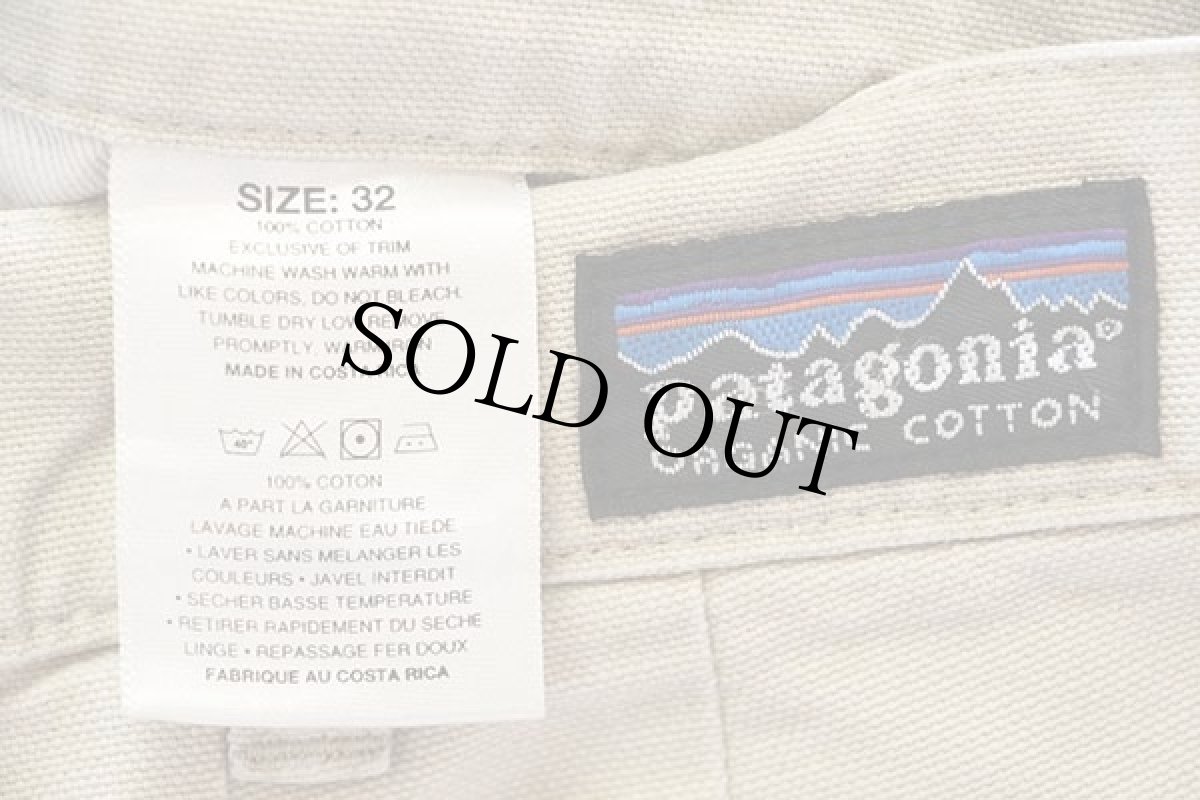画像5: 00s patagoniaパタゴニア オーガニックコットン スタンドアップ ショーツ ベージュ 32★A ショートパンツ (5)