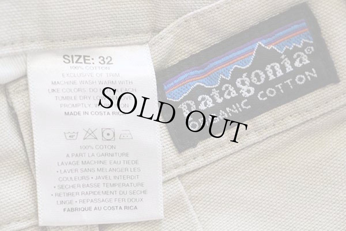 画像4: 00s patagoniaパタゴニア オーガニックコットン スタンドアップ ショーツ ベージュ 32★B ショートパンツ (4)
