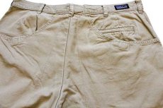 画像3: 00s patagoniaパタゴニア オーガニックコットン スタンドアップ ショーツ カーキ w37★ショートパンツ (3)