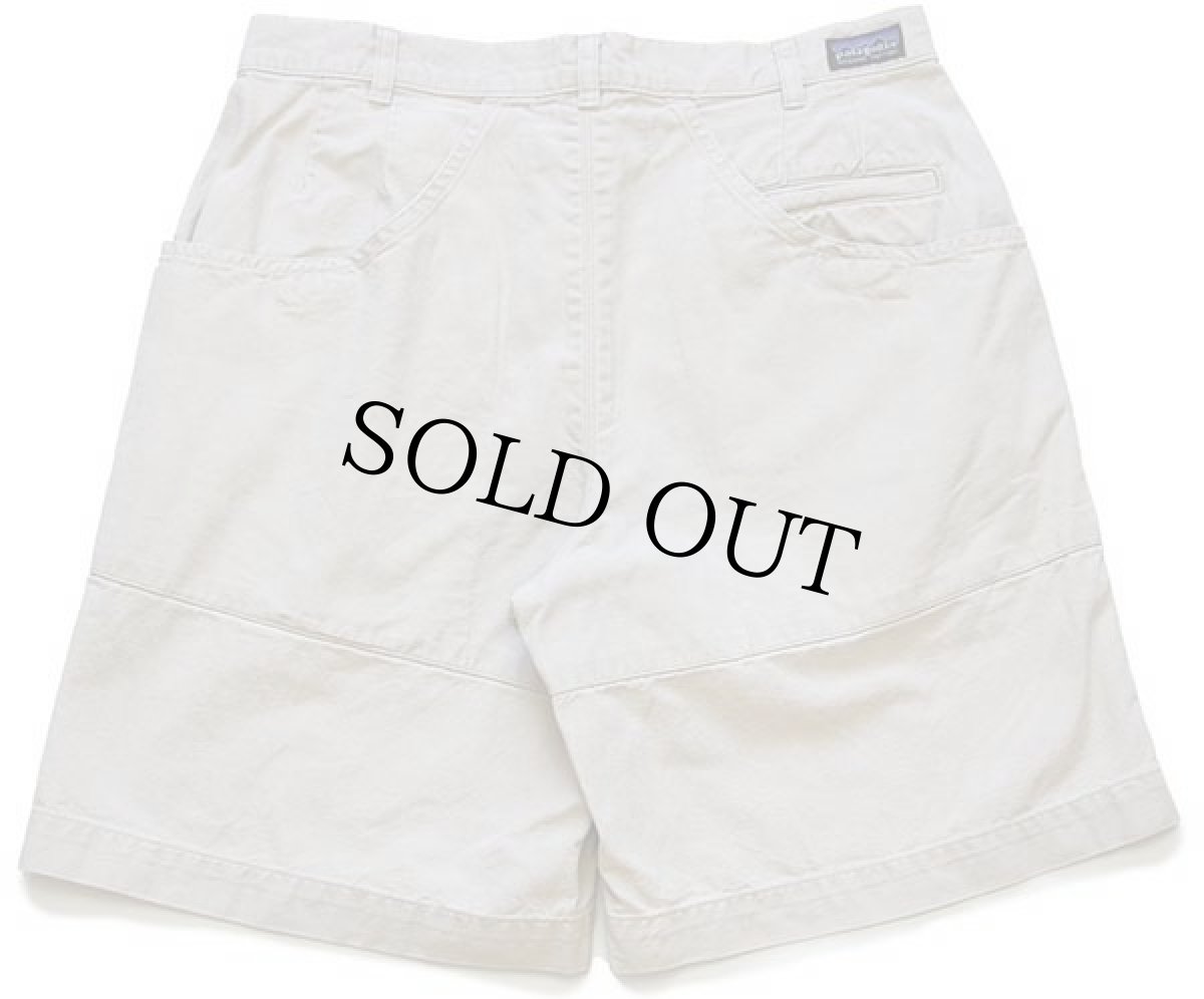 画像2: 00s patagoniaパタゴニア オーガニックコットン スタンドアップ ショーツ ベージュ 32★A ショートパンツ (2)