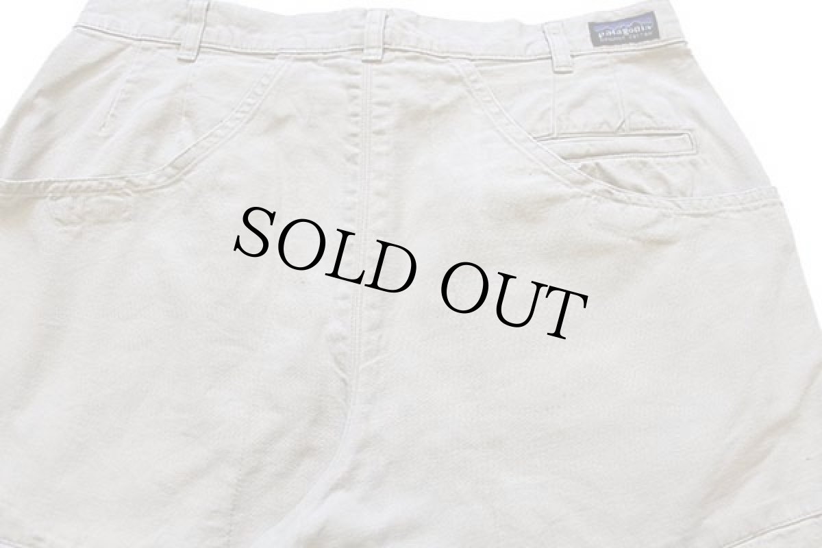 画像4: 00s patagoniaパタゴニア オーガニックコットン スタンドアップ ショーツ ベージュ 32★A ショートパンツ (4)